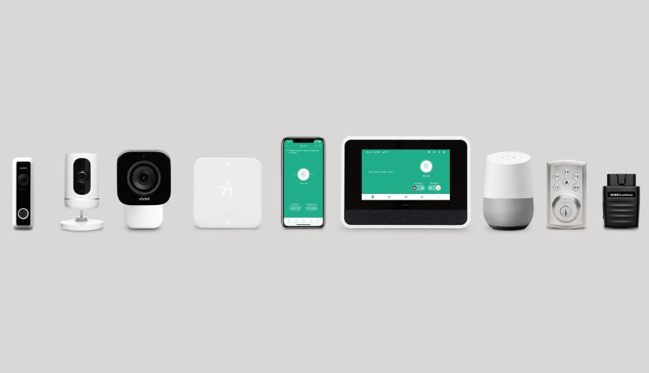 Vivint home security product line in New Haven